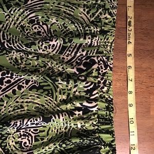Skirt;  #Skirt , green Skirt, #A line, Stretch